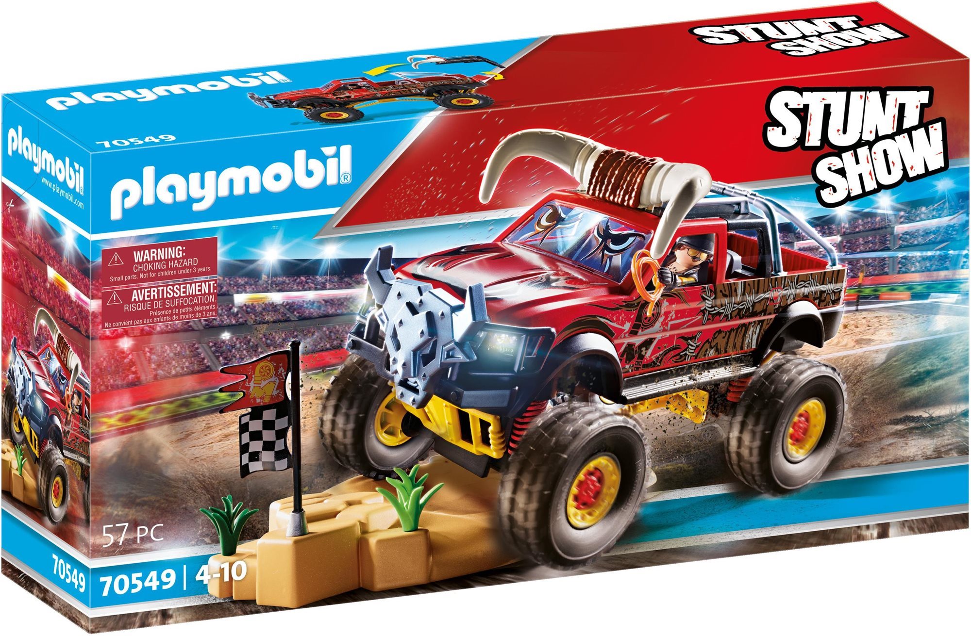 Playmobil 70549 Kaskadérska show Monster Truck Bull Stavebnica