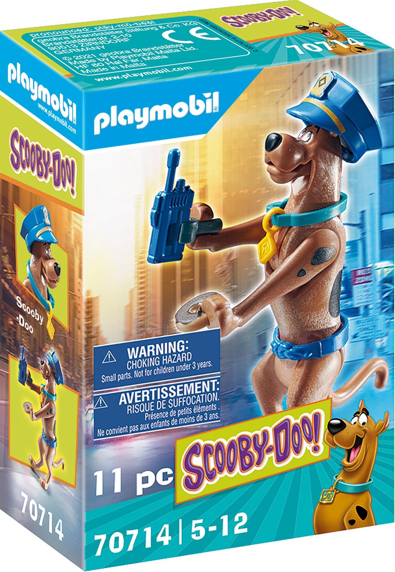 Playmobil 70714 Scooby-Doo! Zberateľská figúrka Policajt Stavebnica