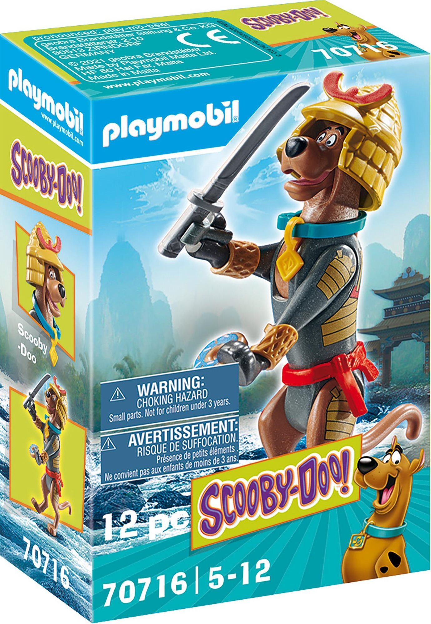 Playmobil 70716 Scooby-Doo! Zberateľská figúrka Samuraj Stavebnica