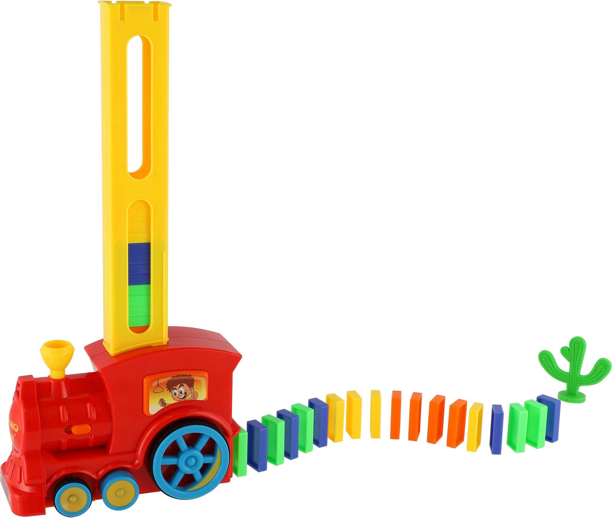 Teddies Vonat építő dominó Vonat