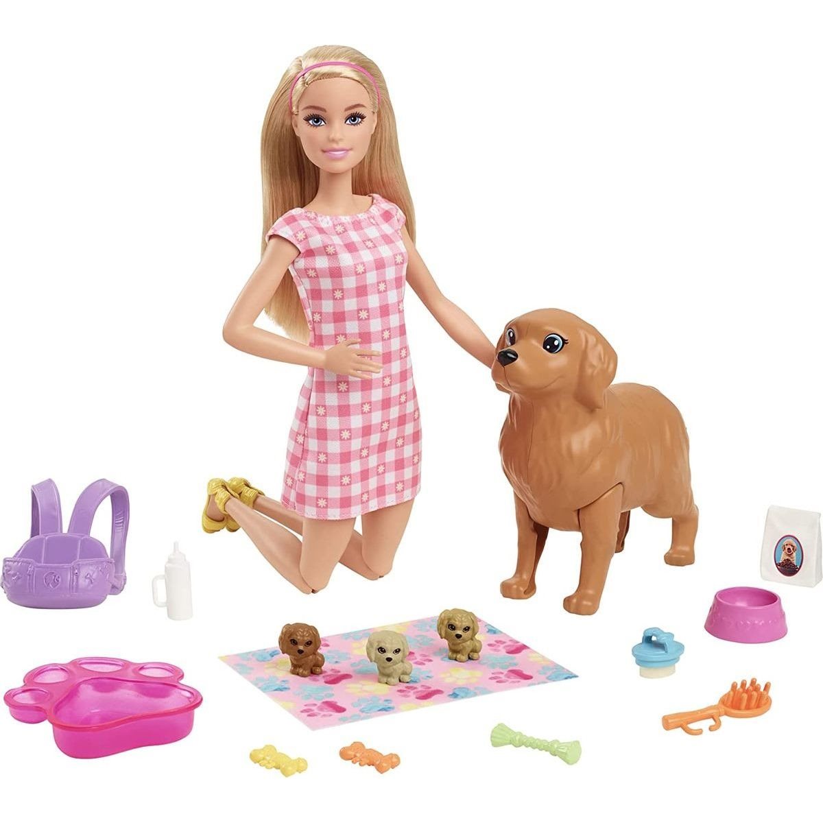 Barbie Novonarodené šteniatka Bábika