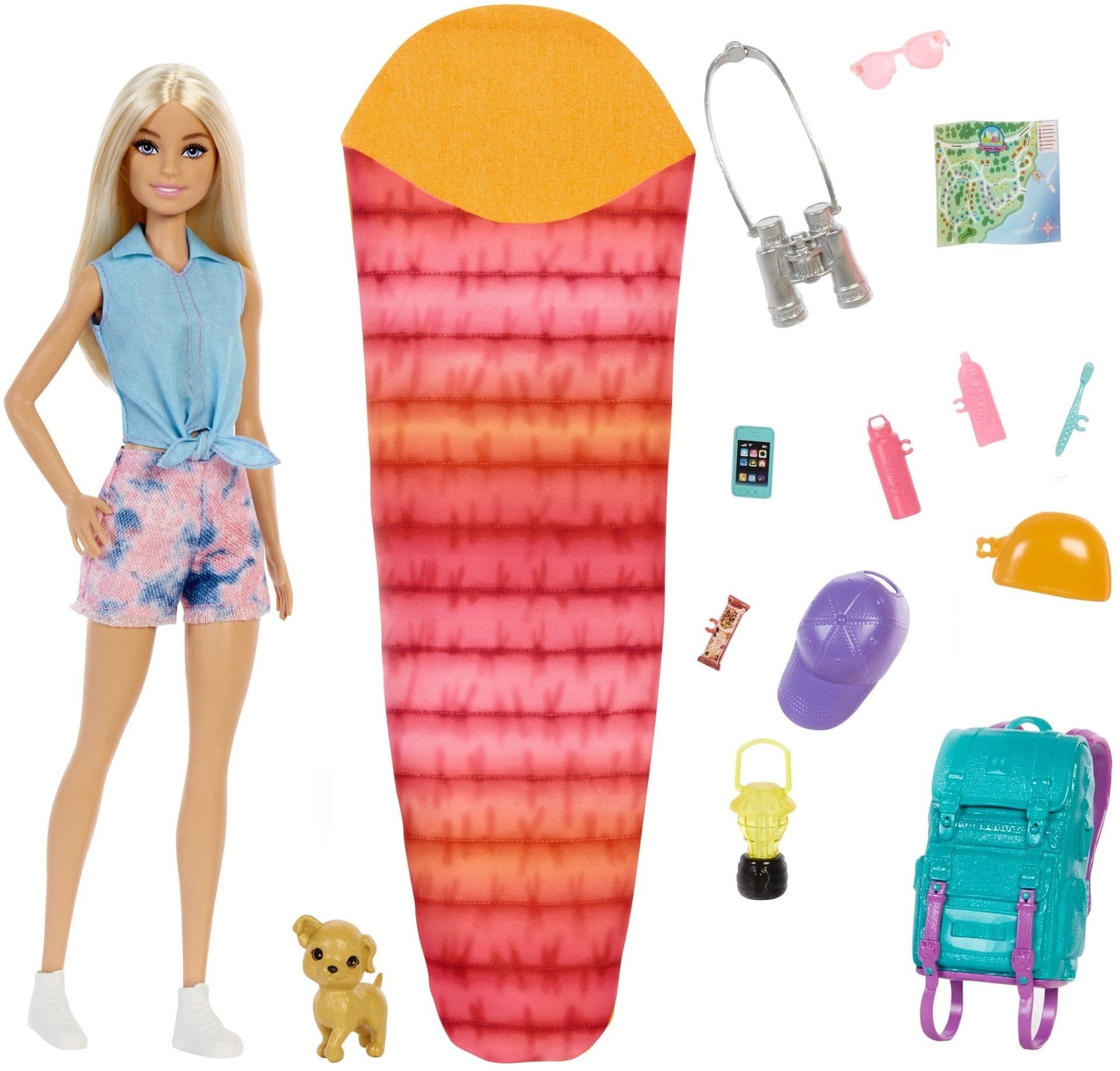 Barbie Dreamhouse Adventures Camping Malibu Puppe Puppe