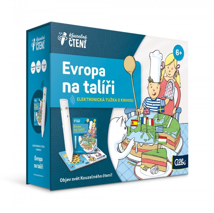 Kúzelné čítanie 2.0 Albi ceruzka + Európa na tanieri R50 Kúzelné...