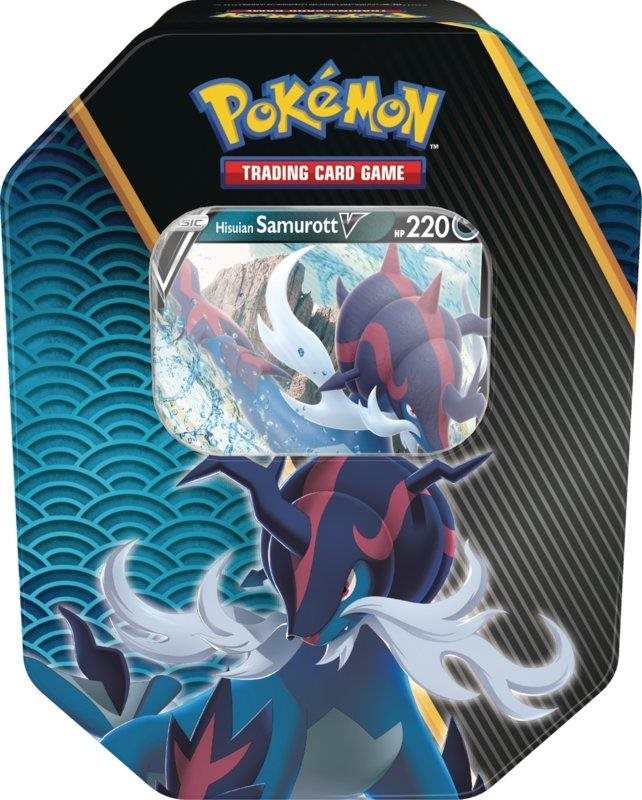 Pokémon TCG: Divergent Powers Tin Hisuian Samurott V Pokémon Karten