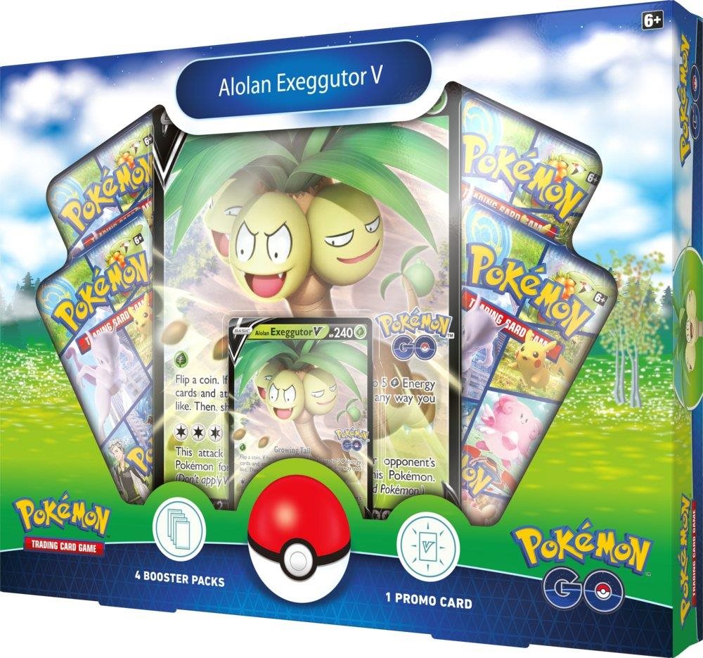 Pokémon TCG: Pokémon GO - Alolan Exeggutor V Box Pokémon karty