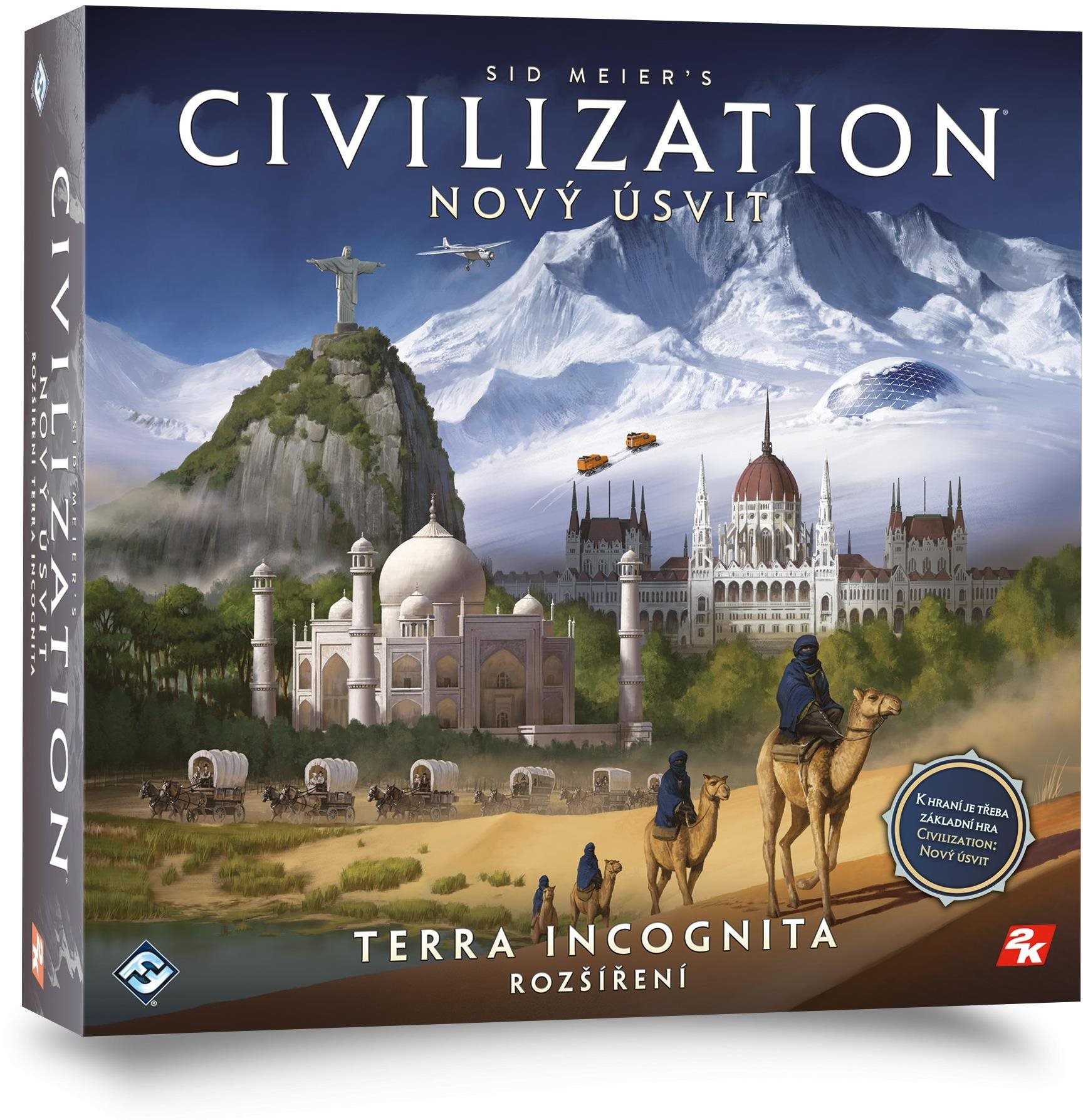 Civilizácia: Nový úsvit – Terra Inkognita rozšírenia Dosková hra