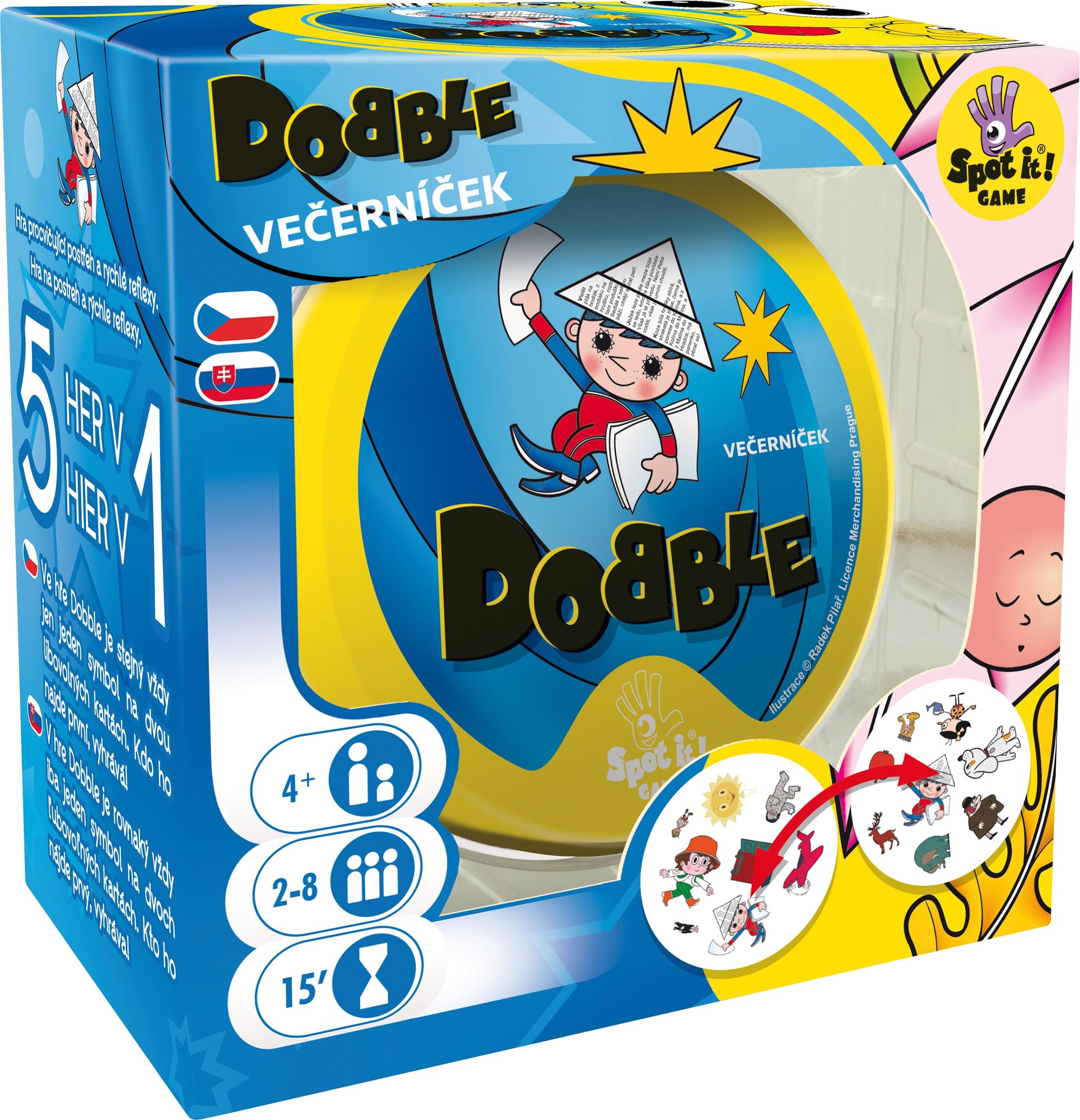 Dobble Večerníček Společenská hra