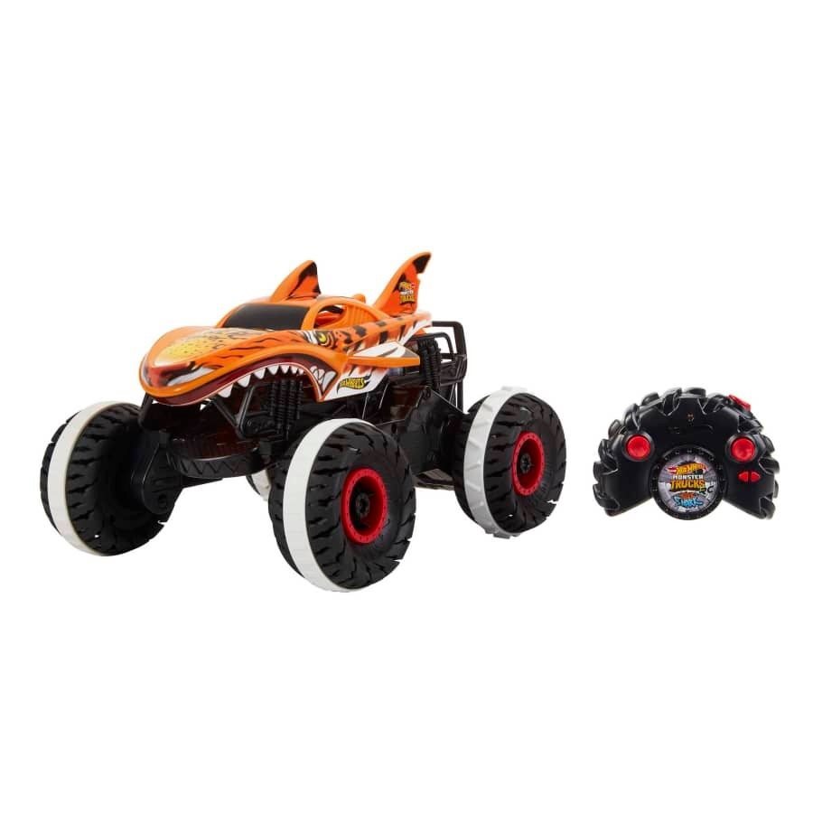 Hot Wheels R/C Monster Truck 1:15 Tigrí Žralok Hot Wheels
