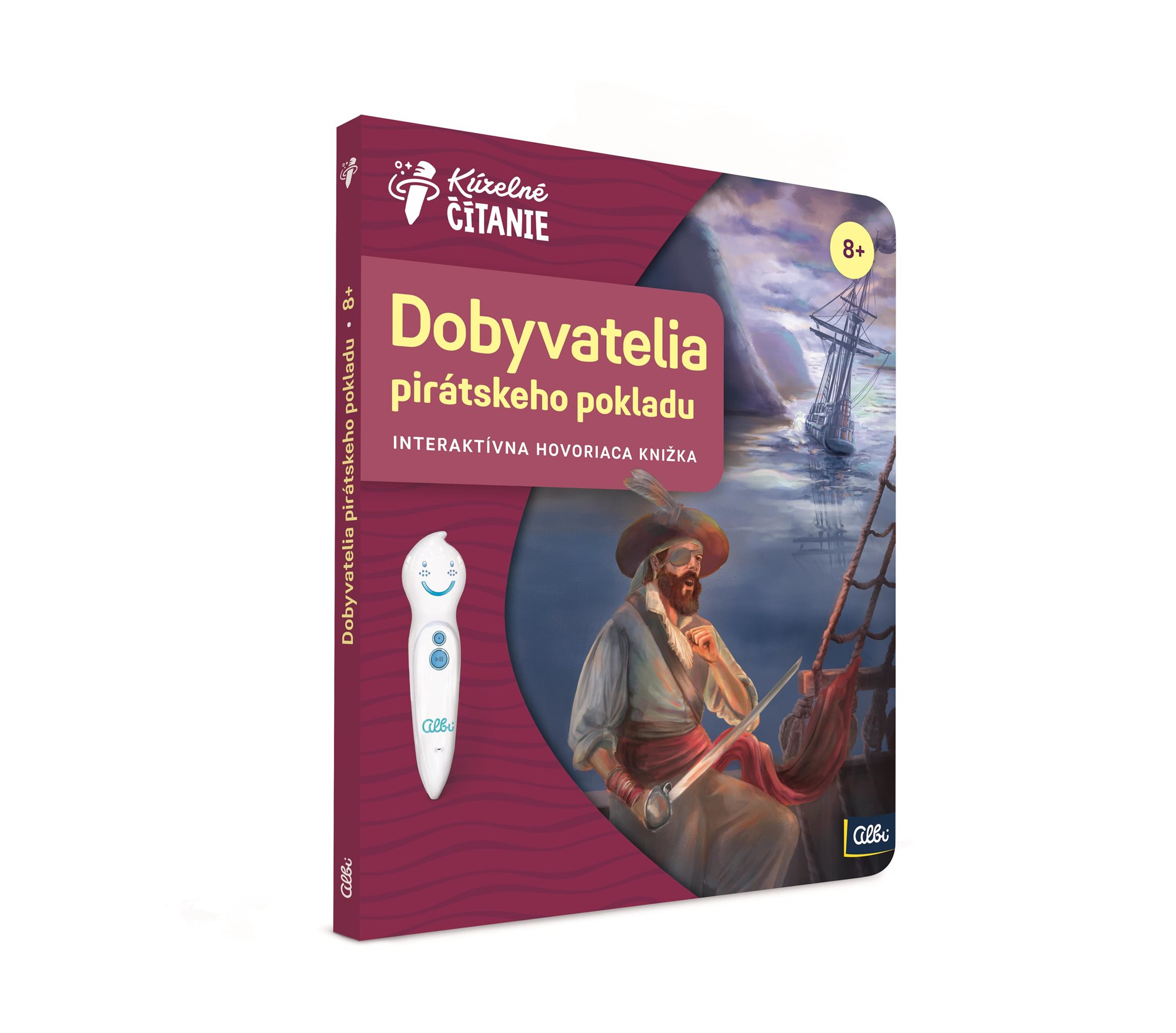 Kúzelné čítanie Kniha Dobyvatelia pirátskeho pokladu SK Kúzelné...