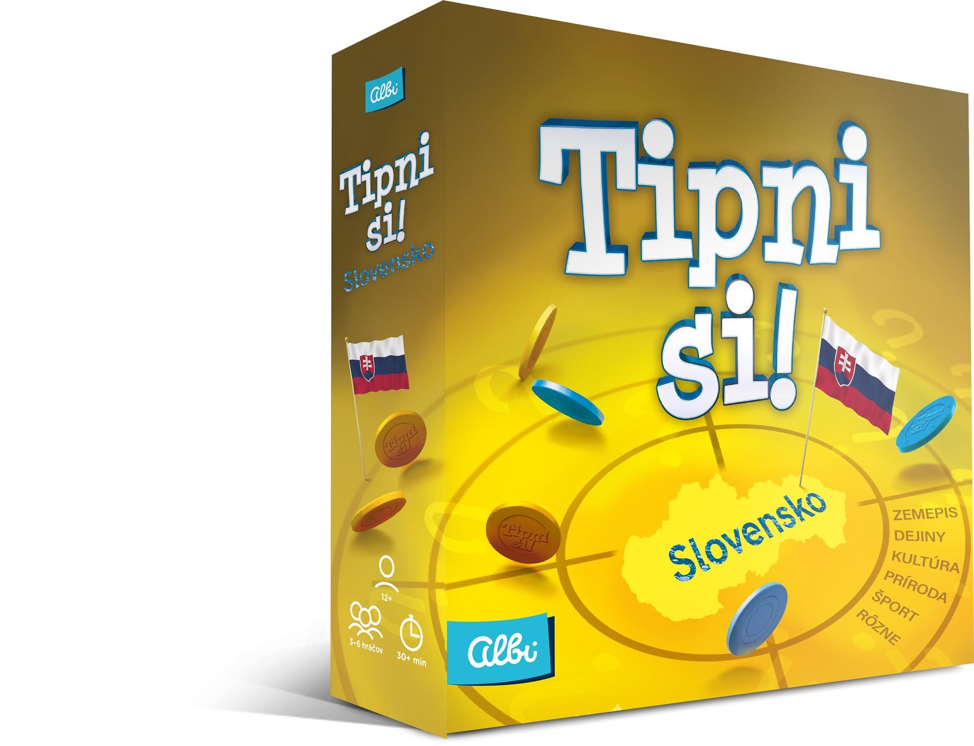 Albi Tipni si! Slovensko (zmenšená škatuľa) Párty hra