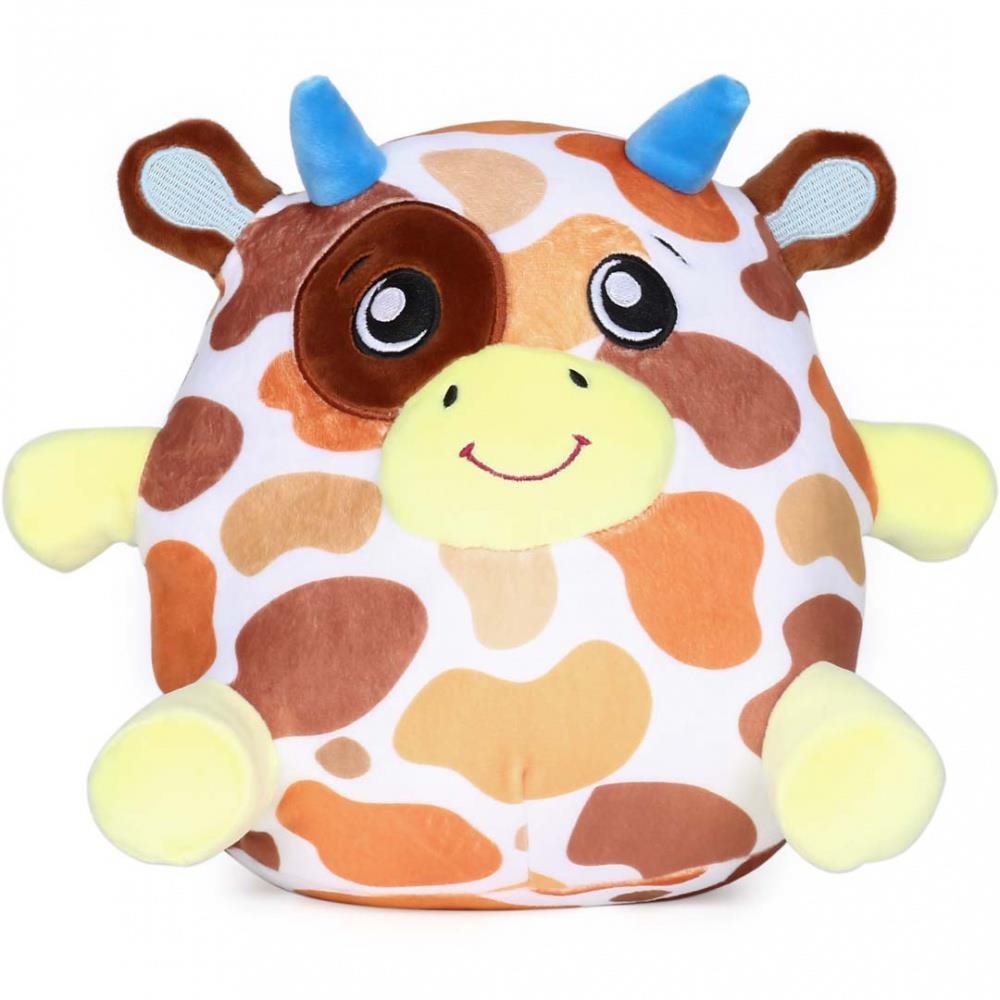 Dream Beams Plyšový býk Basil svietiaci zaspávač 30 cm Plyšová hračka