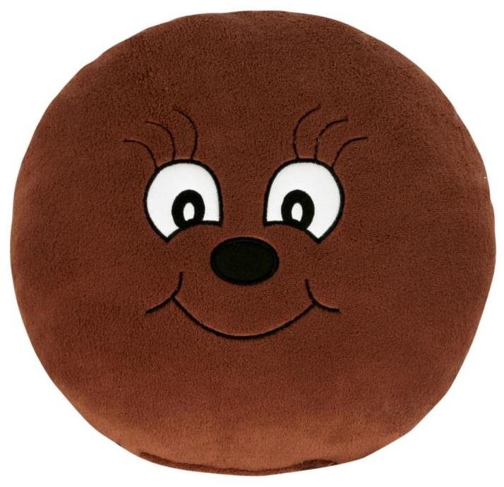 Bellatex Okrúhly – 35 cm – hnedý Vankúš