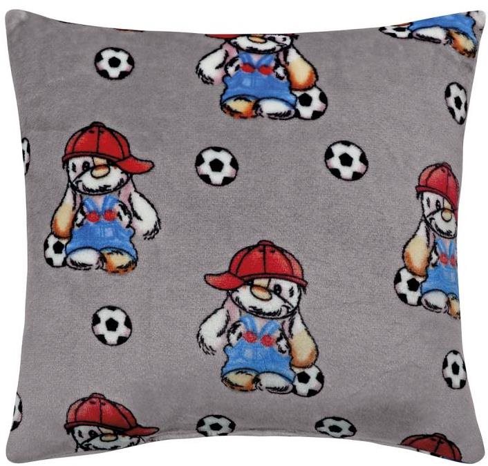 Bellatex Maznáčik – detský motív – 38 × 38 cm – psík s loptou Vankúš