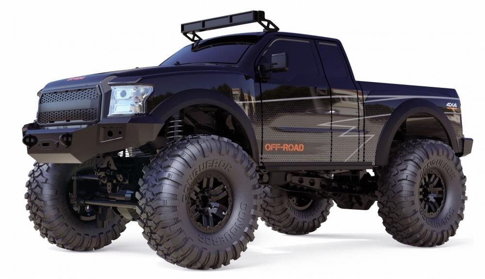 Amewi RC auto Dirt Climbing Pickup Crawler 1 : 10 čierne RC auto