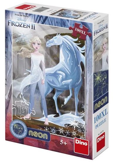 Dino Frozen II Neon Jigsaw
