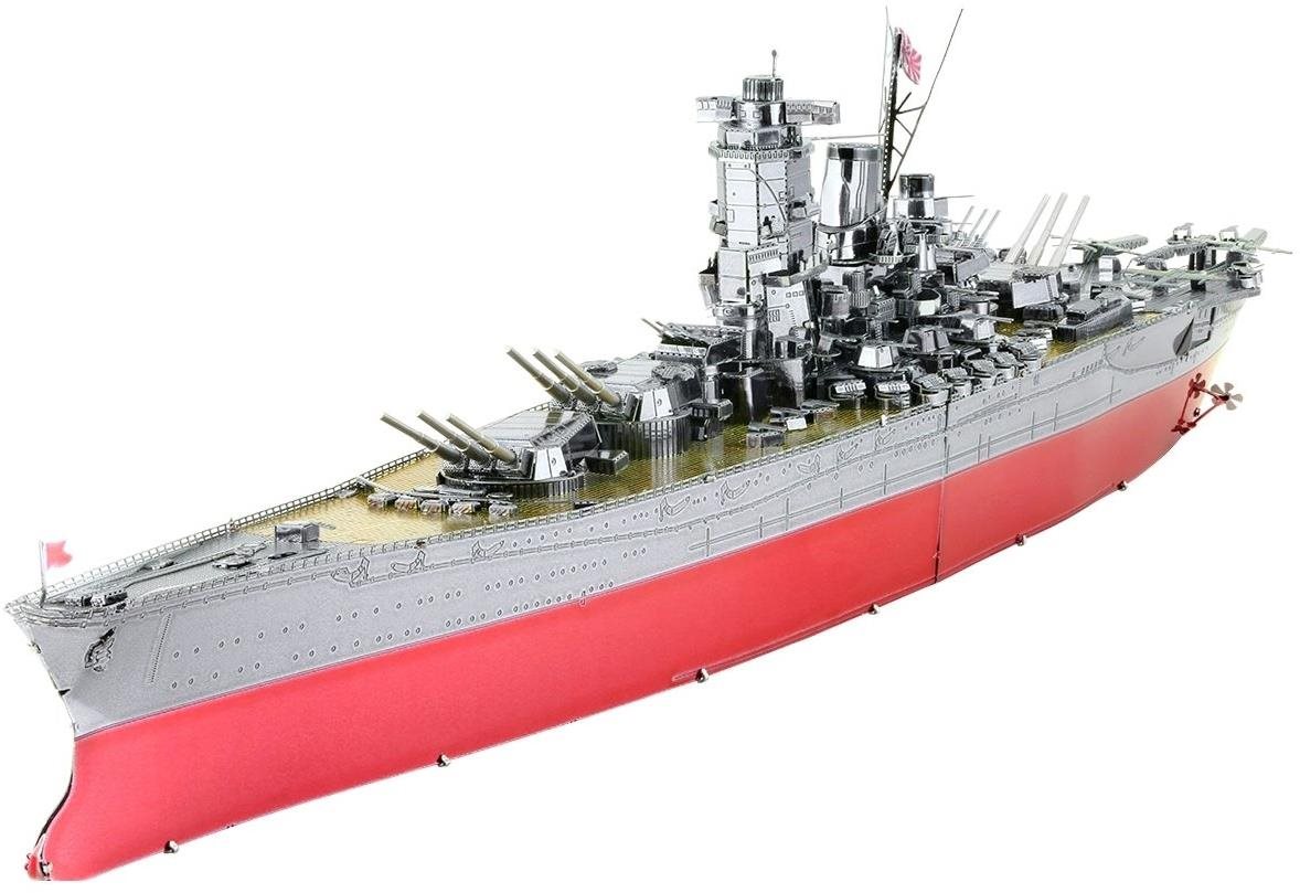 Metal Earth 3D puzzle Vojnová loď Yamato (ICONX) 3D puzzle