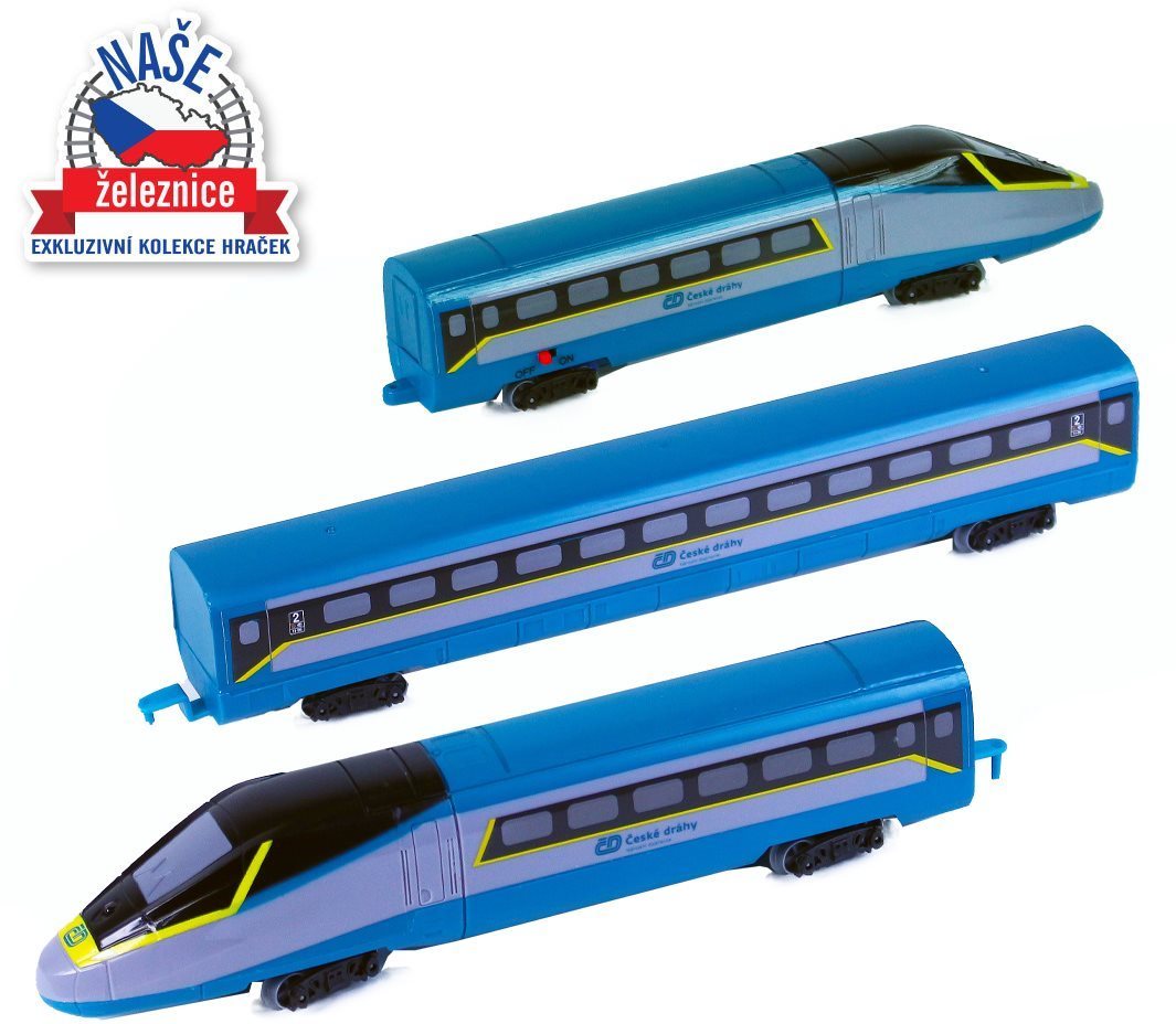 Rappa vlak SC Pendolino - České dráhy, so zvukom a svetlom Vláčik