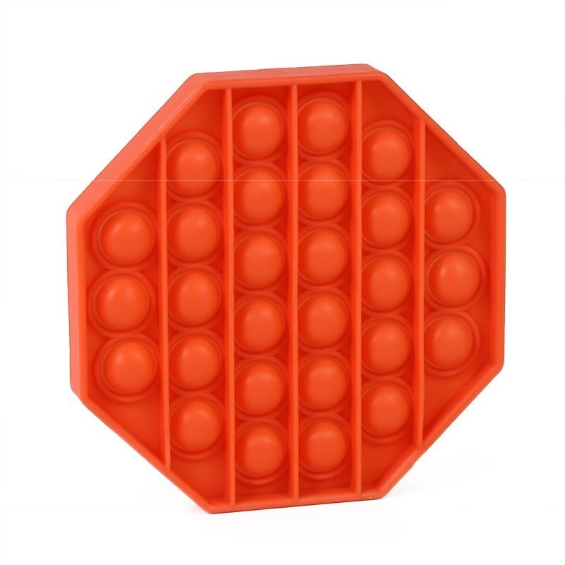 Pop it – osemhran oranžový Pop It