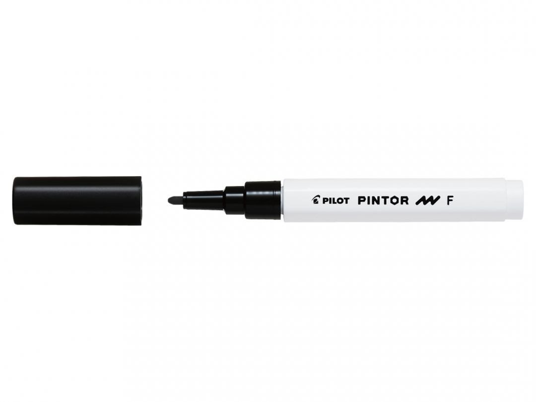Akrylový popisovač Pilot Pintor, Fine, čierny Popisovač
