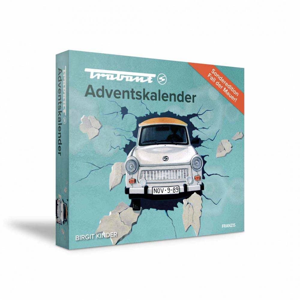 Franzis Verlag adventný kalendár Trabant so zvukom béžový 1 : 43...