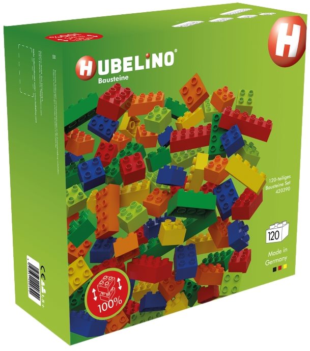 Hubelino Guľôčková dráha – kocky farebné 120 ks Kocky pre deti