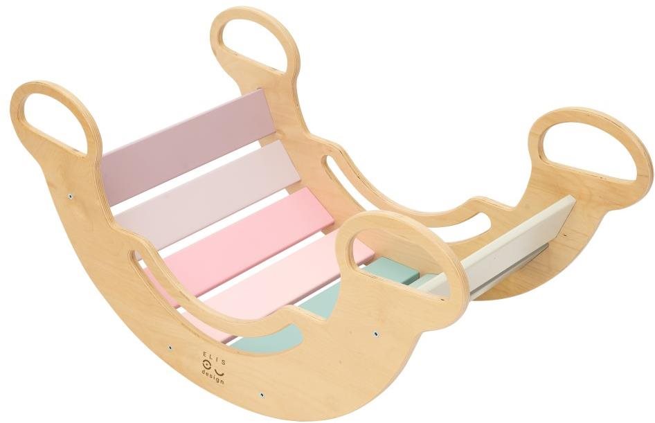 Elis Design Montessori hojdačka 6 in 1 smile pastel Montessori...