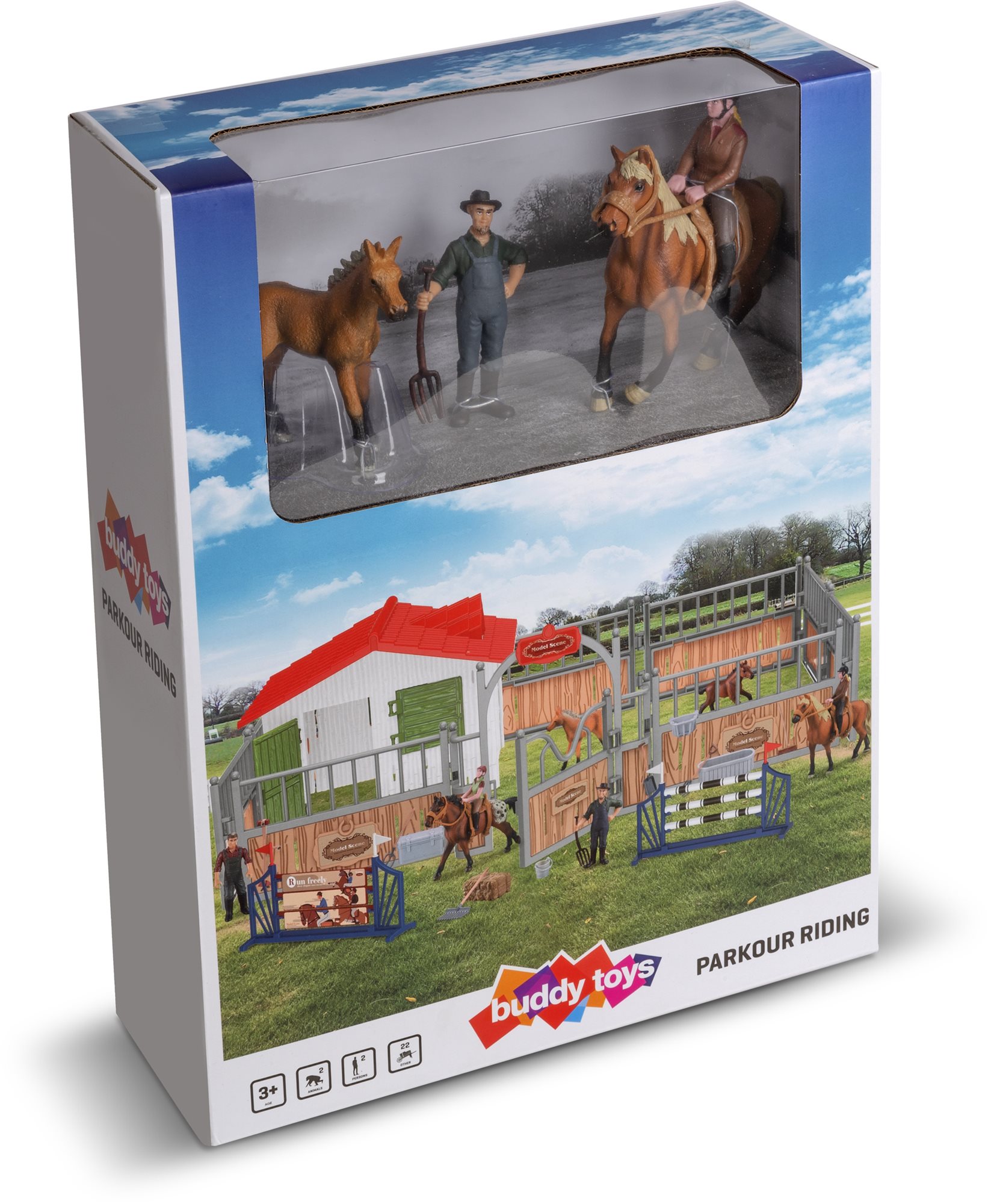BGA 1023 Parkúr jazdiareň Figúrky