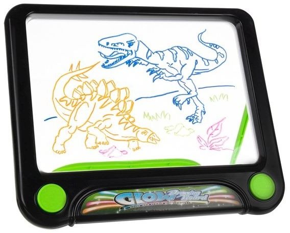 Kruzzel 16949 Kresliaca tabuľka s dinosaurami Magnetická tabuľa na...