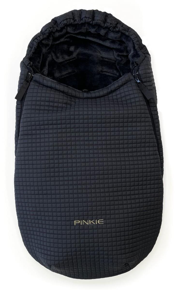 Pinkie-zimní fusak Little Square Black  Fusak do kočárku