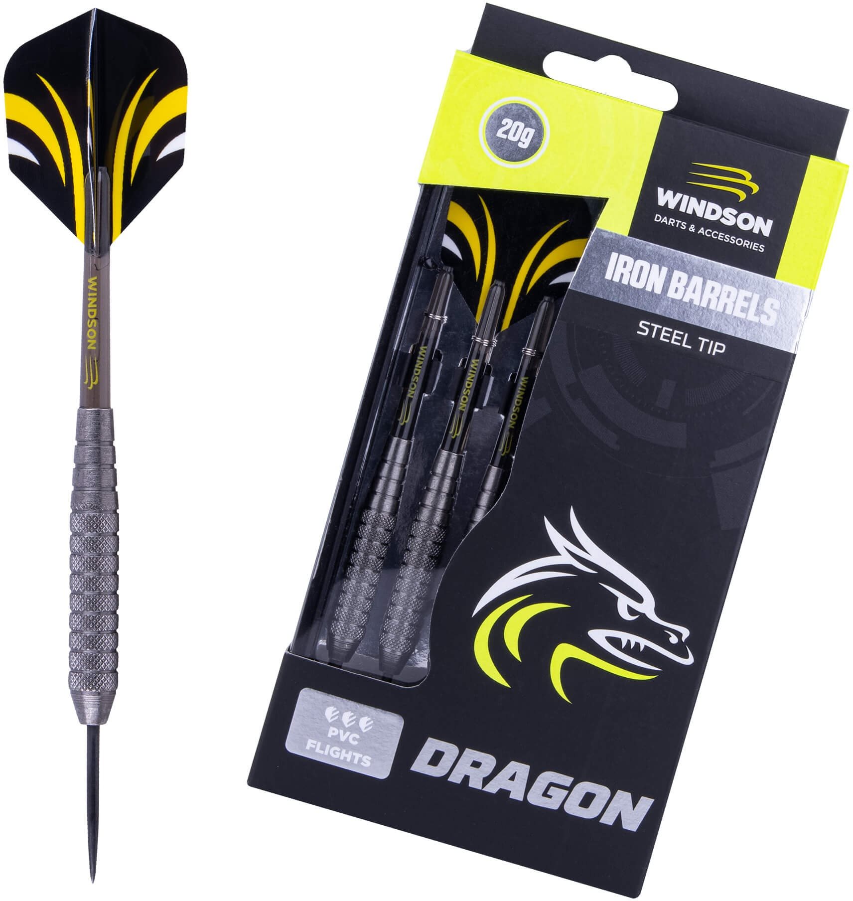 Windson Dragon 20 g steel sada Šípky