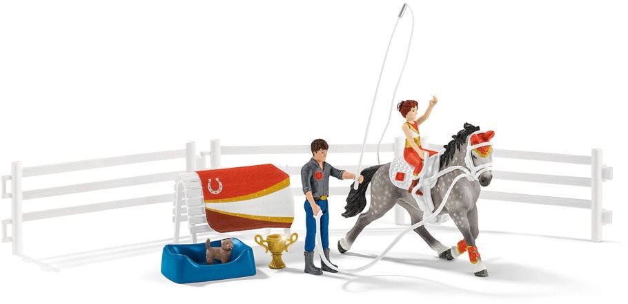 Schleich 42443 Mia and Vaulting Set Figures