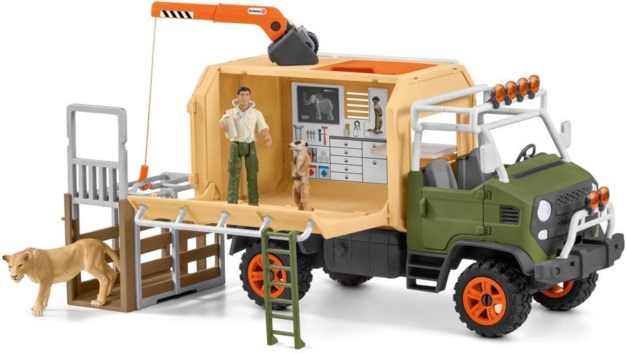 Schleich 42475 Veľký záchranný voz pre zvieratá Set figúrok a...