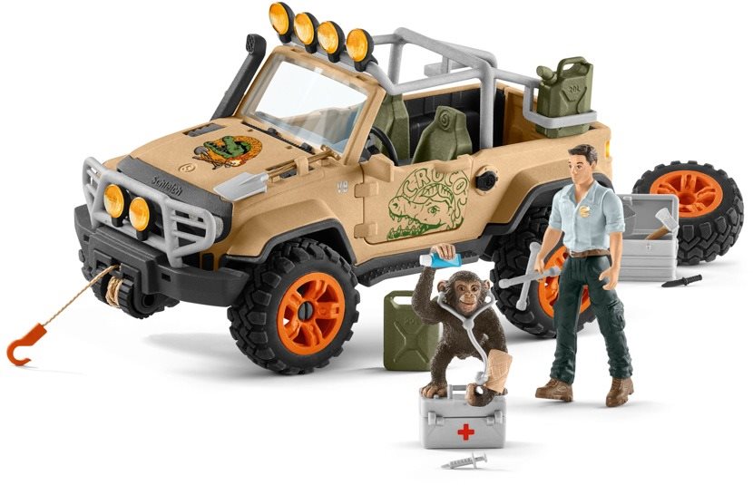 Schleich 42410 4 x 4 oOff-road Car with Winch Figure Accessories