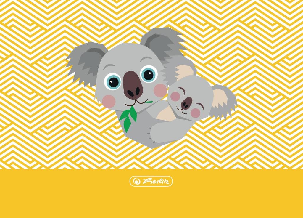 Herlitz Dosky na číslice B5, koala Dosky na číslice