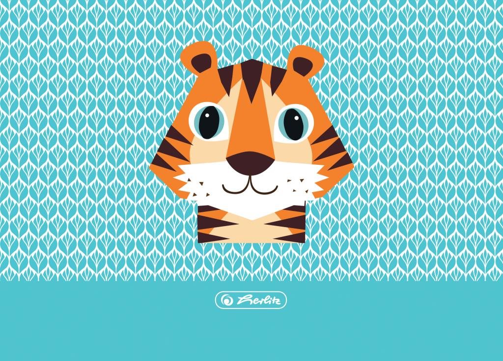Herlitz Dosky na číslice B5, tiger Dosky na číslice