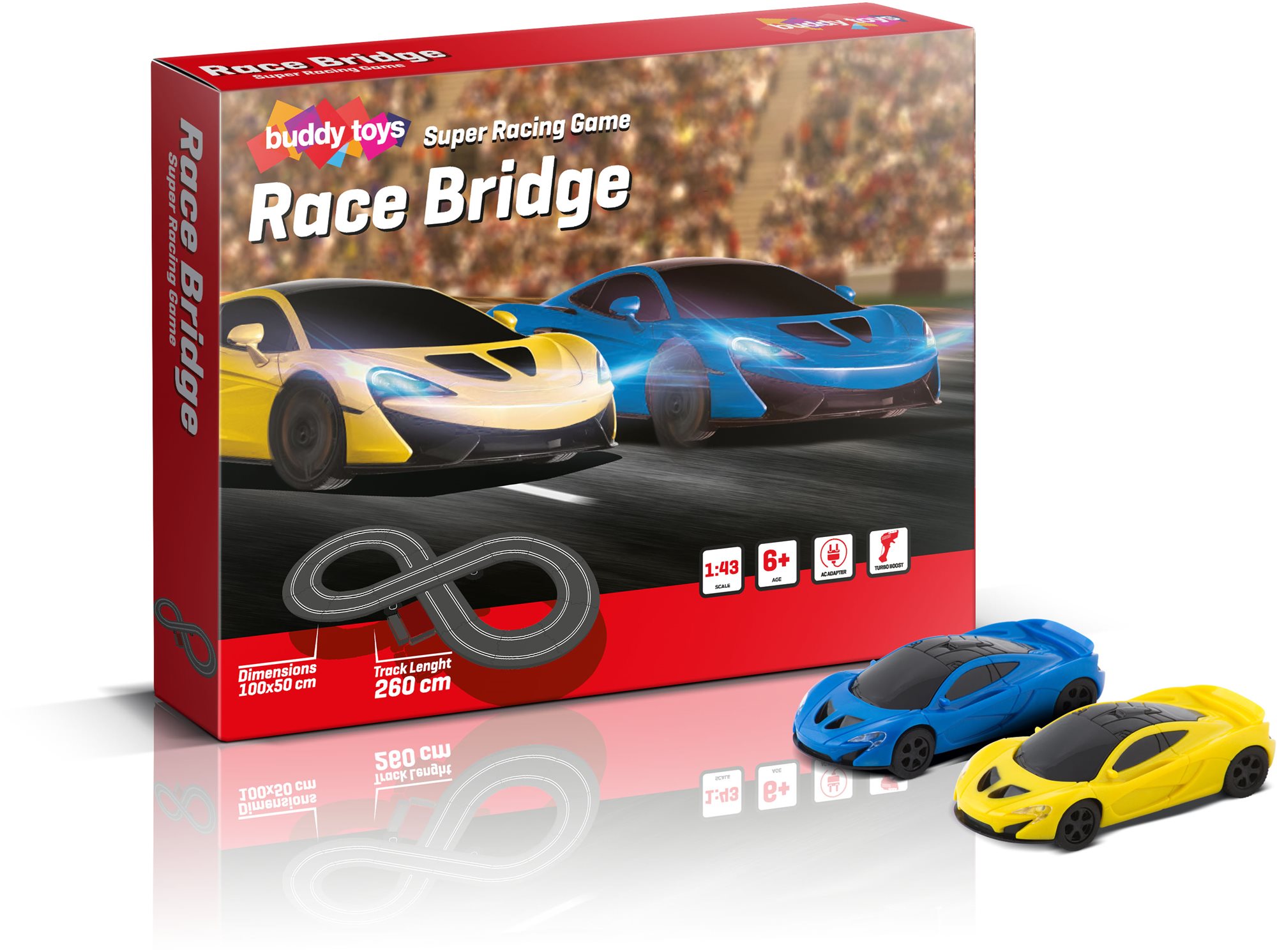 Buddy Toys Race Bridge Autodráha