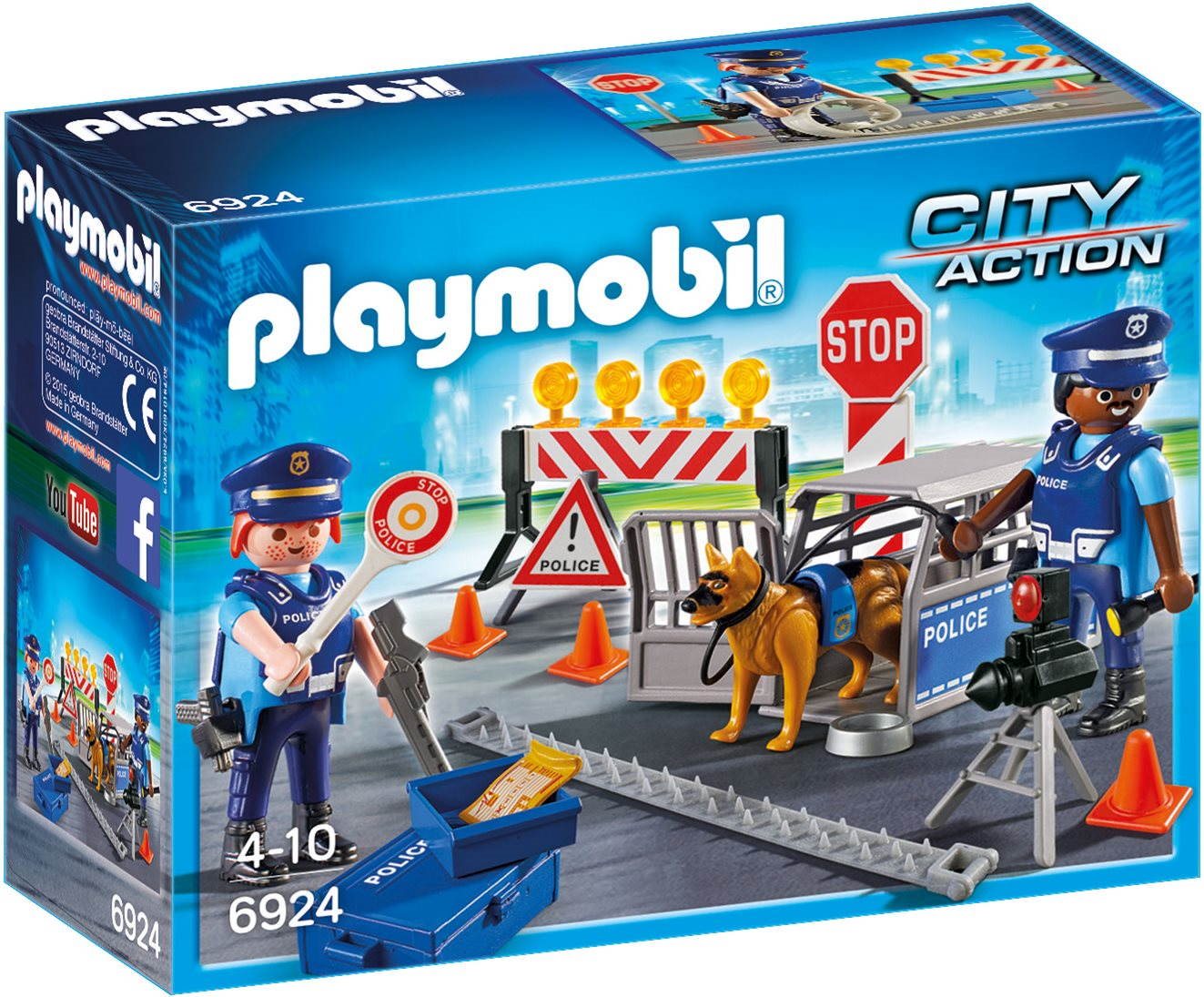 PLAYMOBIL® 6924 Polizeisperre Bausatz