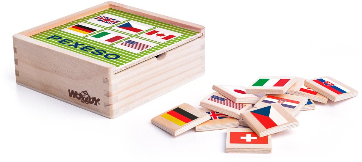 Woody Pexeso – vlajky Pexeso