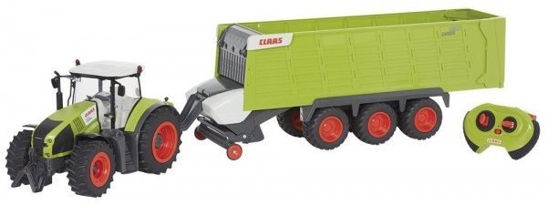 Class Axion 870 s prívesom Cargos 9600 RC traktor na ovládanie