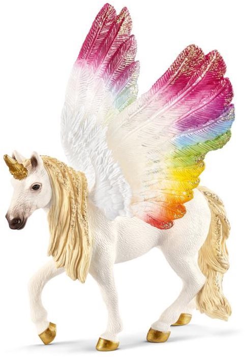 Schleich 70576 Winged Rainbow Unicorn Figure