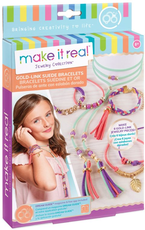Bracelets and Necklace, Gold Edition Jewellery Making Set