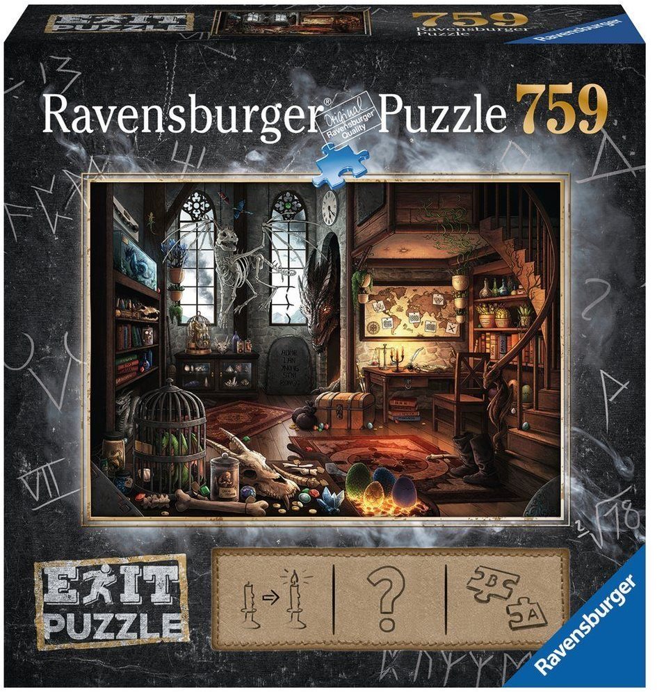 Ravensburger 199549 Casse-tete EXIT : Laboratoire de dragon Puzzle