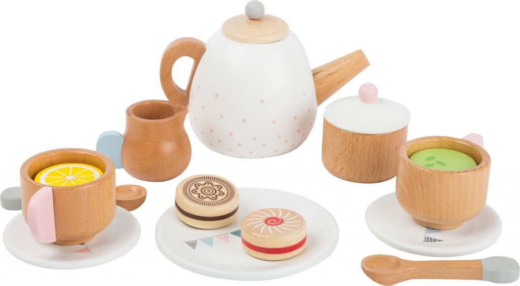 Small Foot Teeset mit Keksen Geschirr für Kinderküchen