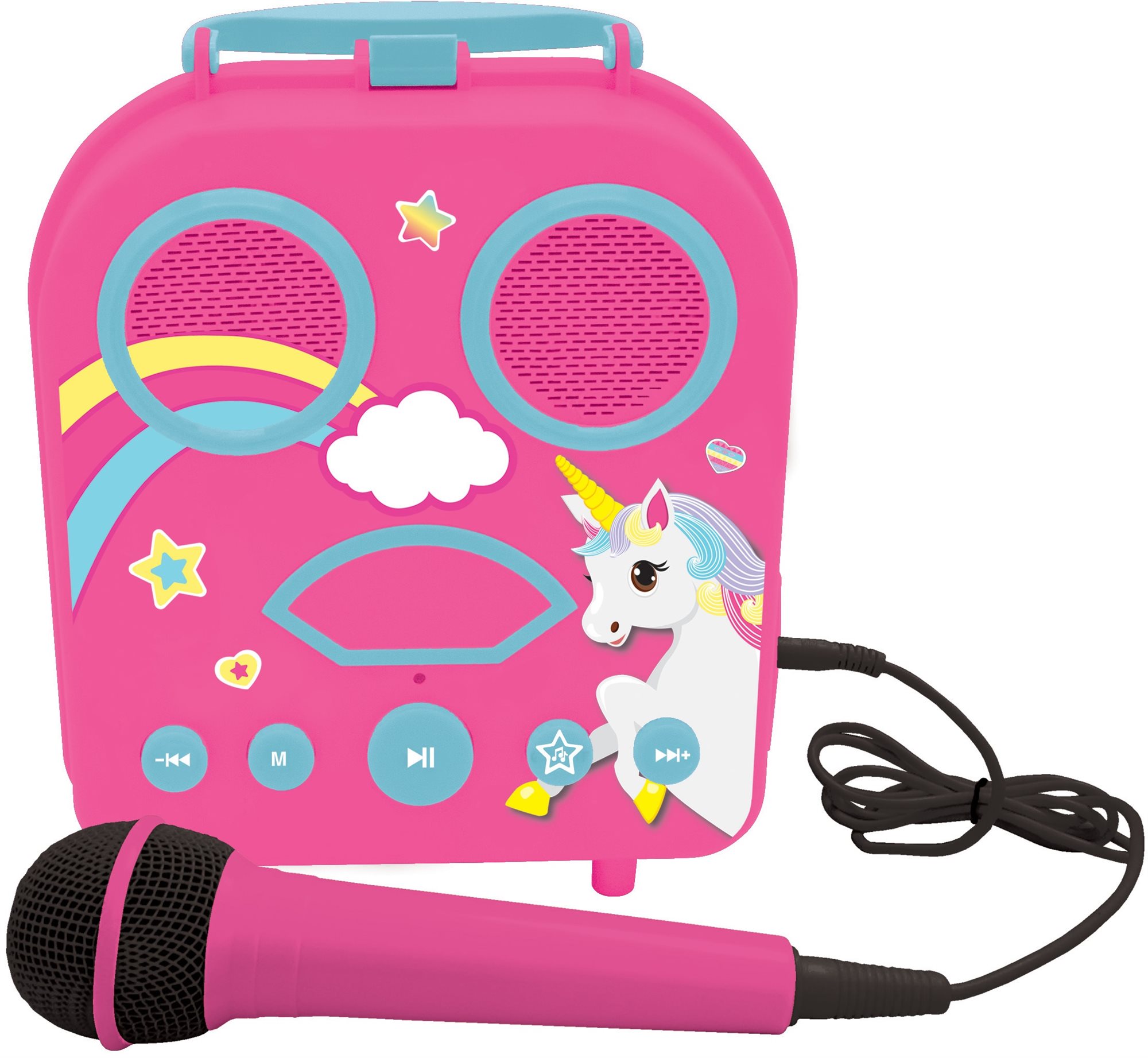Lexibook Karaoke-Set - Einhorn Kindermikrofon