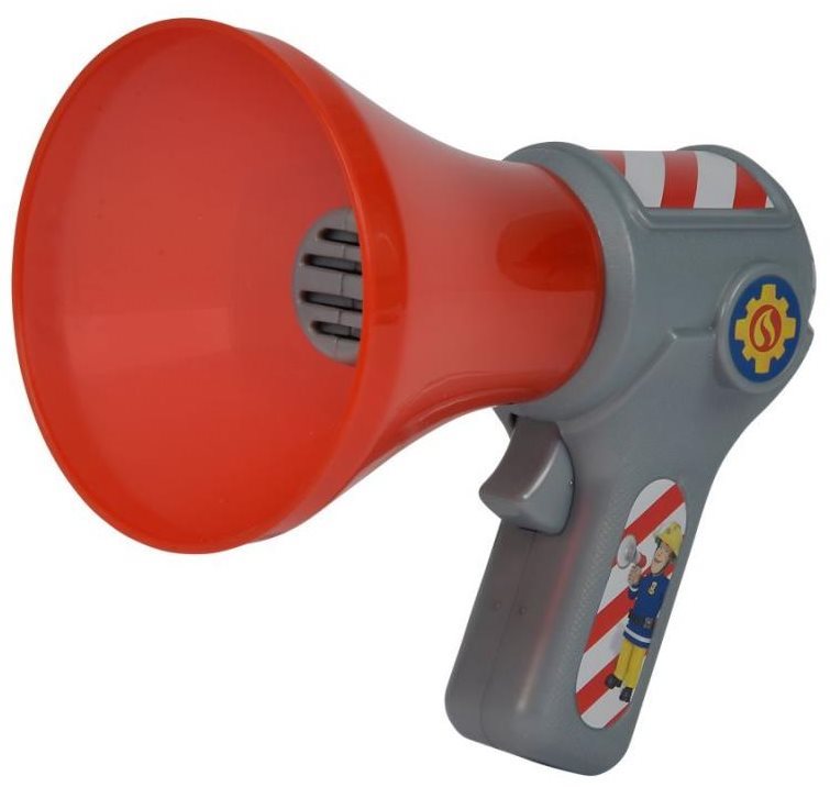 Simba Požiarnik Sam Megafón Mikrofón