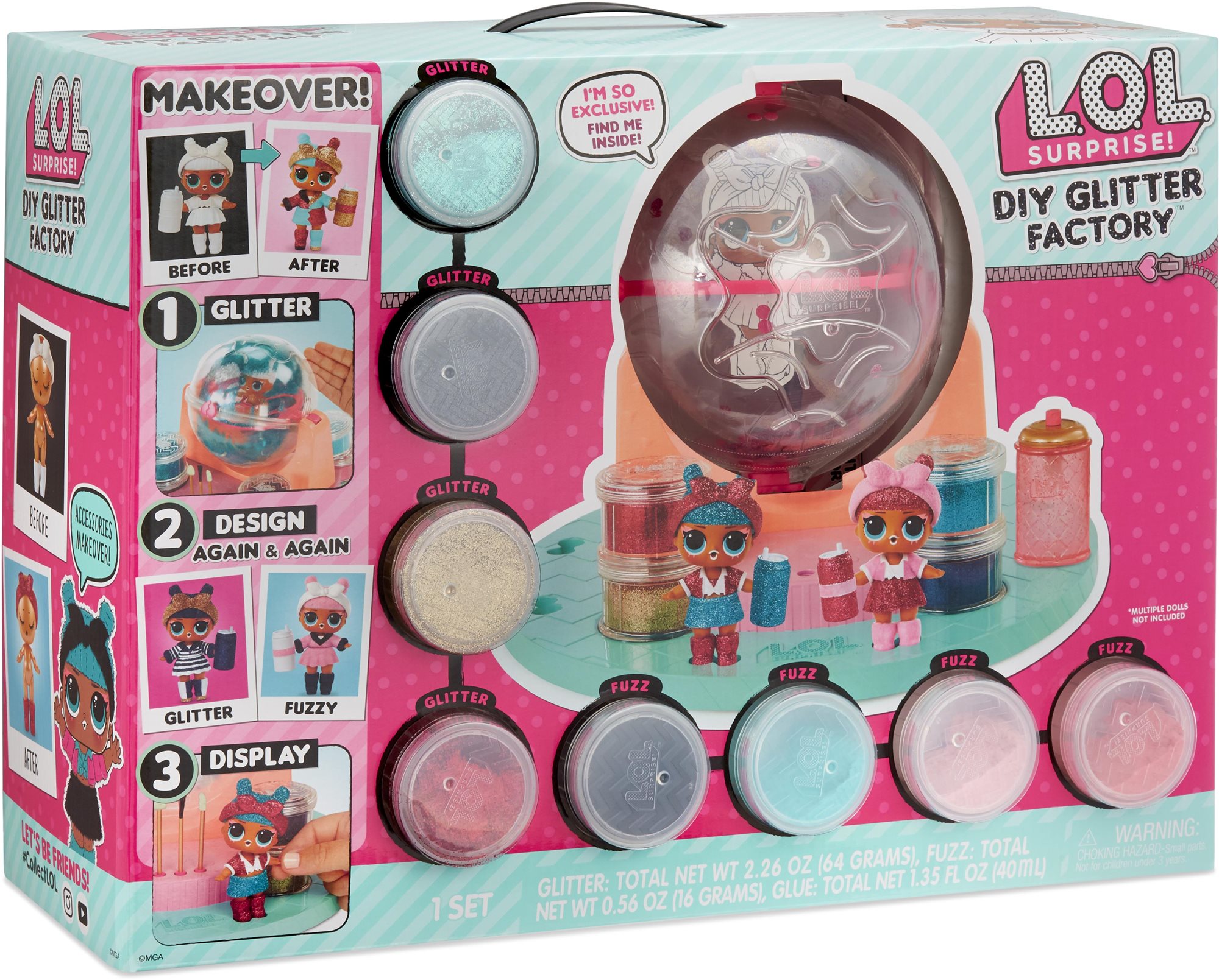 L. O. L. Surprise Station de Paillettes Multicolore Accessoire pour...