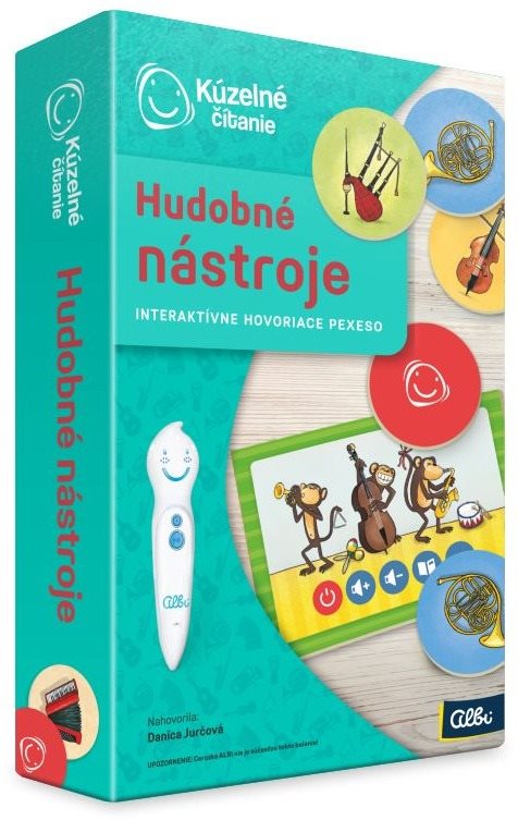 Kúzelné Čítanie – Hra Pexeso – Hudobné Nástroje SK Kúzelné čítanie