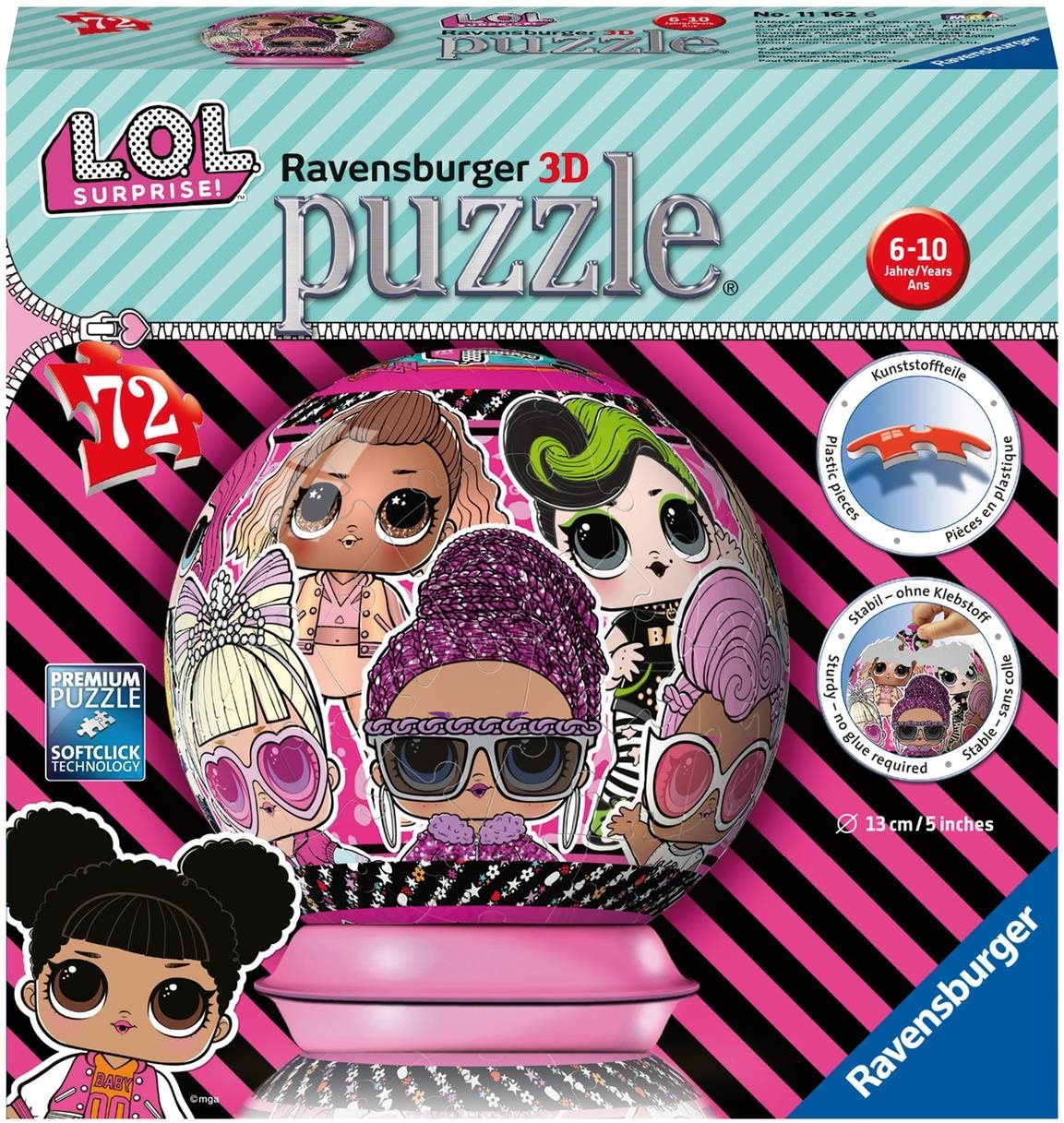 Ravensburger 111626 Ball LOL 3D Puzzle
