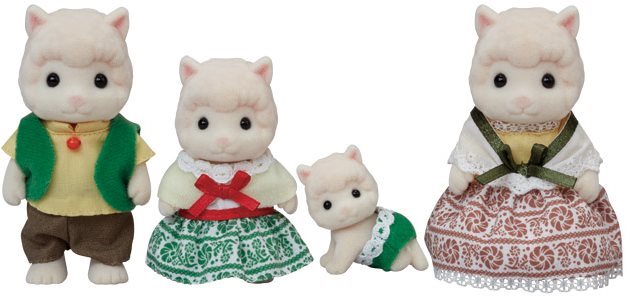 Sylvanian Families Alpaca Family Figures