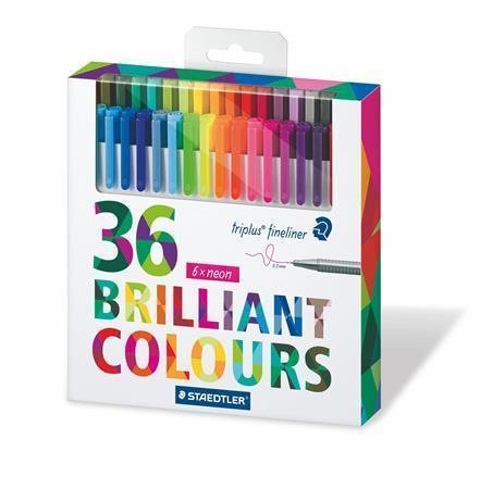 Staedtler Triplus - 36 darabos készlet Tűfilc készlet